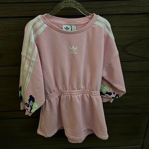 ADIDAS Originals Toddler Three Stripe Sweatshirt Dress